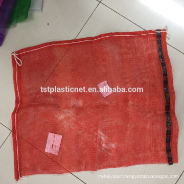 pe knitted plastic tubular mesh bag for fruit